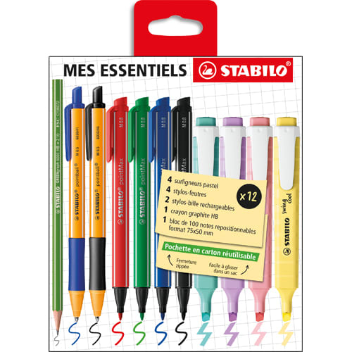 [481108] STA PC/12 STYLO MESESSENTIEL ASS F59623       265D