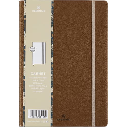 [481124] OBT CARNET A5 CARMEN MARRON GLA 588151       361G