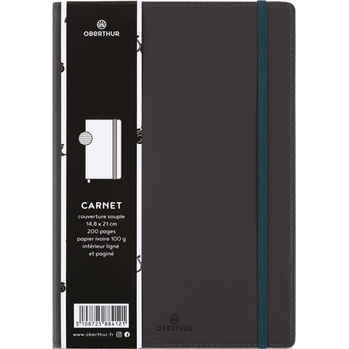 [481133] OBT CARNET A5 BALTHAZAR GRIS 588412       361H