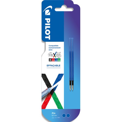 [481335] PIL BL/2 RECHARGES FRIXION4C BLEU 447535       282D