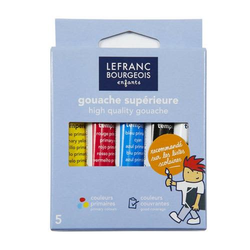 LFB BTE/5 TUBE GOUACHE 10ML ASS 807560