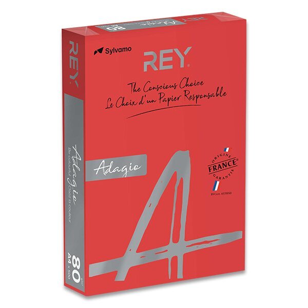 [024969] INA R/500F ADAG A4 80G ROUGE INT 8001674       27C