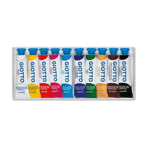 GTO BTE/10 TUB GOUACH 10ML ASS F30190000       380G