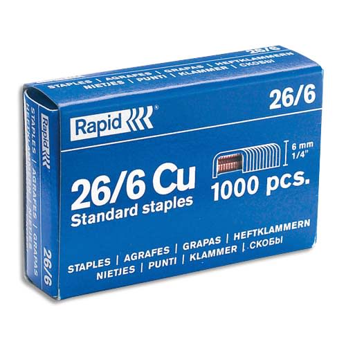 [029818] RAP B/1000 AGRAFES 26/6 24861300       348A