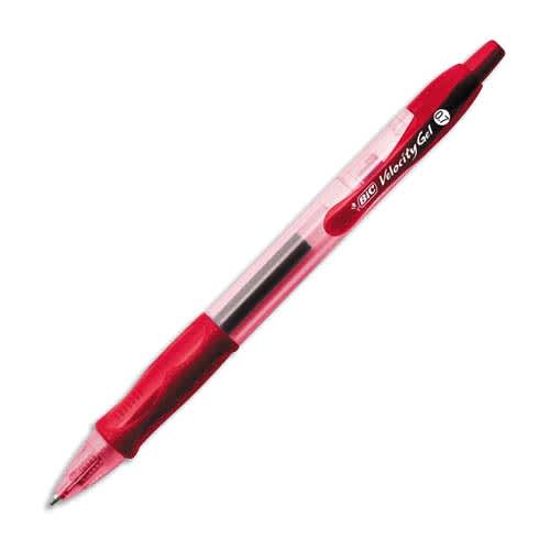 BIC STYLO GEL GELOCITY 0,7MM ROUG 526777       278A