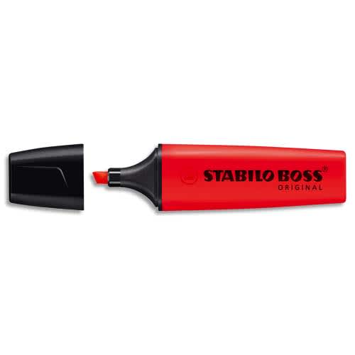 STA SURLIGNEUR BOSS ROUGE FLUO 70/40       295B