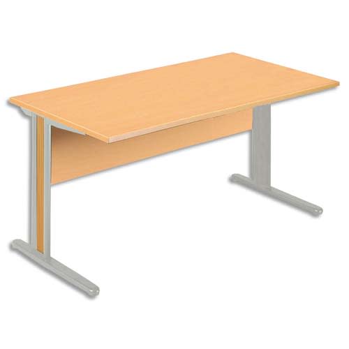 [052938] SMB BUREAU ALU HETRE L160XP80