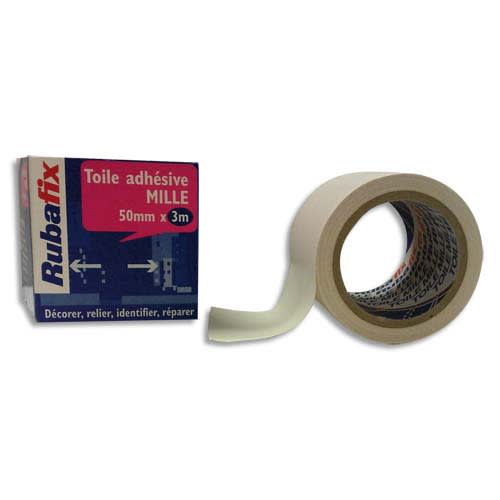 RUF TOILE MILLE 50MMX3M BLC 558100       327E