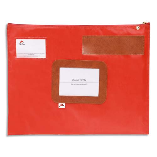 [065278] ALB SACNAVET ROUG 42X32CM POPLAT R       173I