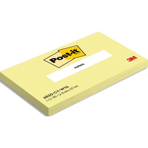 [065382] POS BLOC NOTE 100F 76X127MM J BP1347       318B