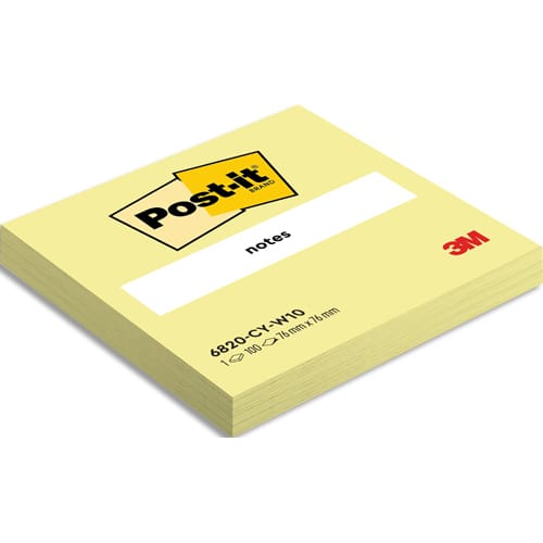 POS BLOC NOTE 100F 76X76MM J BP1346       318B