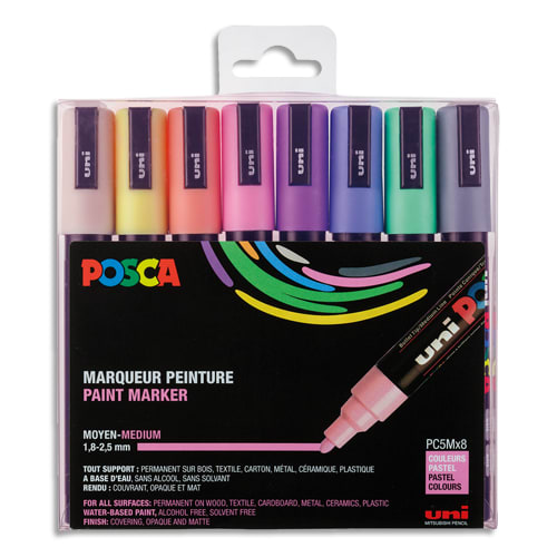 POSC SET/8 MOY PASTEL PC5M/8AASS25       313A