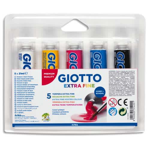 GTO BLS/5 TUBE GOUACHE 21ML ASS F065100       380F