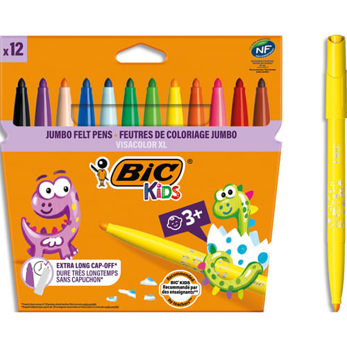 [120090] BICK PC/12 FEUT VISACOLOR XL ASS 8922233       379E