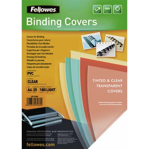 [123930] FEL B/25 COUV PVC A4 TRSP 180MIC 5380001       127E