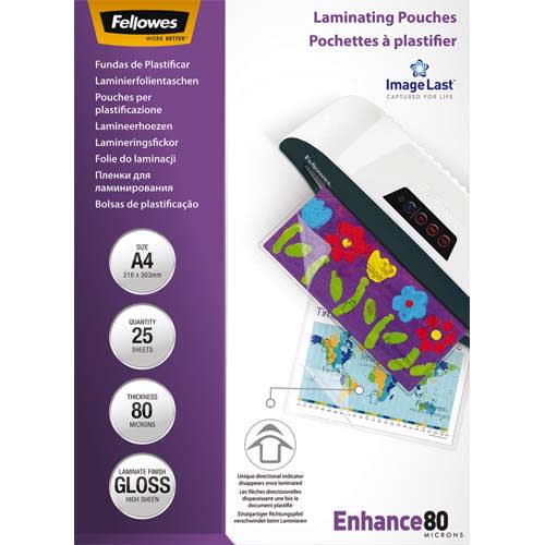 [124034] FEL B/25 POCH PLASTIF A4 80MIC 53962       121B