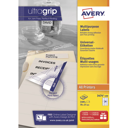 AVE B/2400 ETQ MULTIUSAG 70X37 3474-100       175B