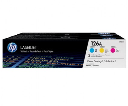 [133579] HWP PACK DE 3 CART LASER COUL CF341A       999W