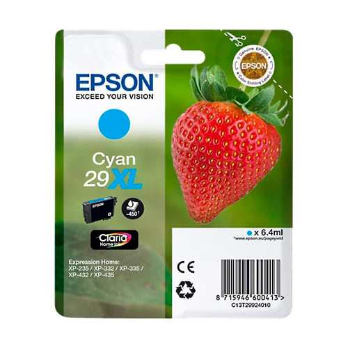 [138170] EPS CART J ENCRE XL CYAN C13T29924012/10       999W