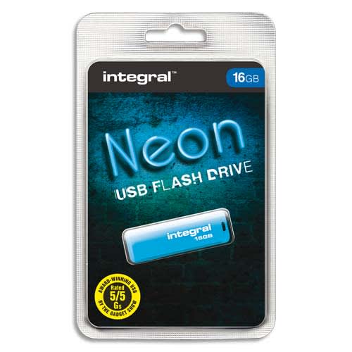 ITG CLE USB NEON 16GO BL INFD16GBNEONB       78A