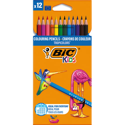 [205526] BICK ET/12 CRAY TROPICOLOR2 ASS 83256611       378B