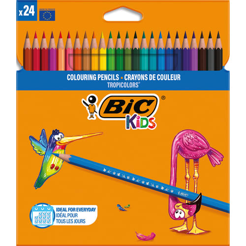 [205534] BICK ET/24 CRAY TROPICOLOR2 ASS 9375183       378B