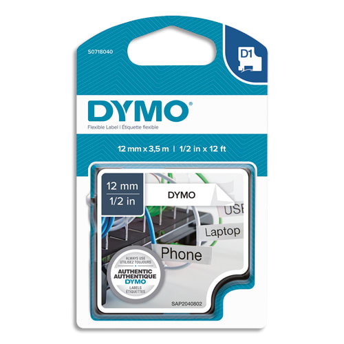 [207278] DYM RUB NYL FLX 12MMX3.5M N/BLC S0718040       139A