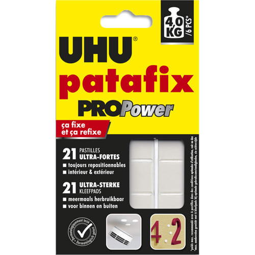 [208634] UHU E/21 PASTILL PATAFIX POWER PRO 38145       326E