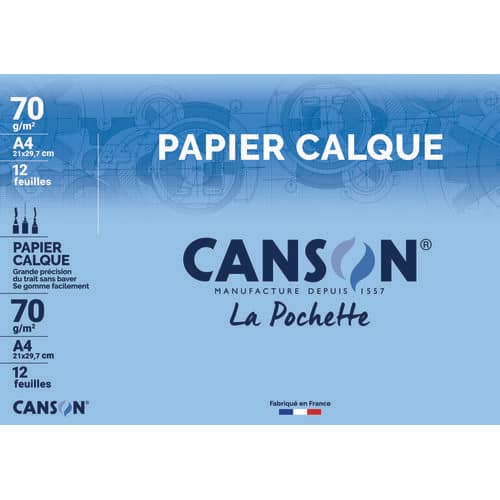 CAN P/12 FEUIL CALQ 70G A4 C200006565       397B