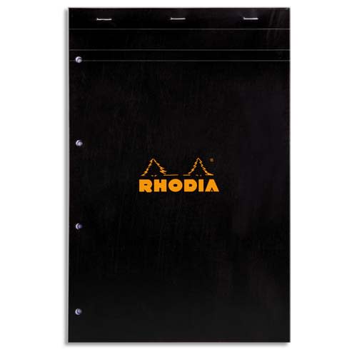 RHO BLOC NOIR N20 A4+ PERFO 5X5 202009C       365A
