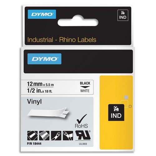[226016] DYM RUB RHINO 12MM VINYL NR/BLC 18444       141C