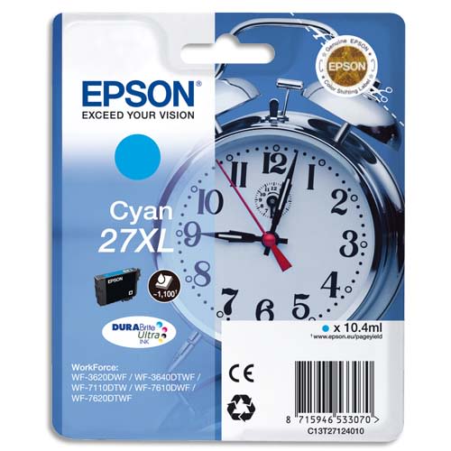 EPS CART J ENCRE CYAN XL C13T27124012/10       47A