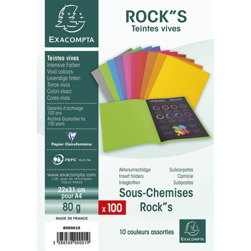 [235419] EXA P/100 S/CHEM ROCK'S 80G ASS 800001E       219B