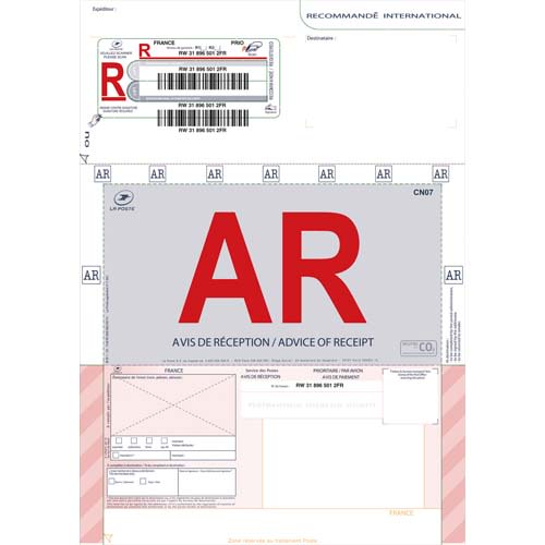 [250652] TEC B/250 RECOMMANDE INTERNAT A4 AR 3263       181E