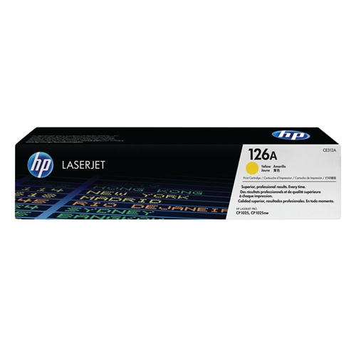 [254926] HWP CART LASER JAUNE CE312A       999W