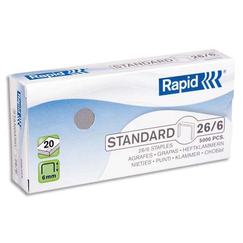 RAP B/5000 AGRAFES 26/6 STRONG 24862000       348A