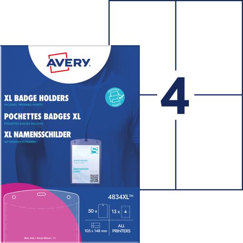 AVE B/50 PTE-BADGE A6 SANS T/COU 4834XL       426F
