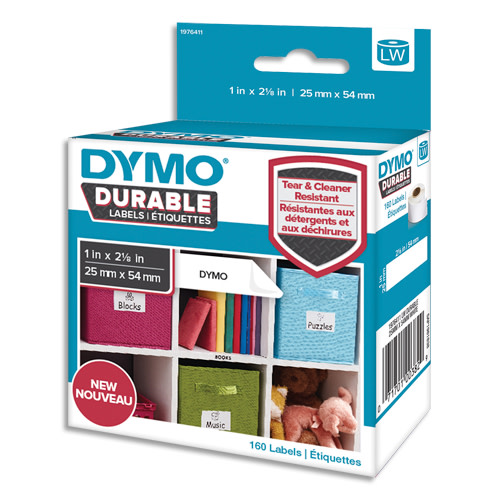 [282616] DYM P/160 ETIQ DUR 25X54MM N/BLC 2112283       141B