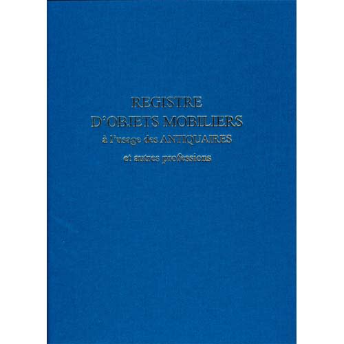 [283385] ELV REGISTRE OBJETMOBILIERANTIQUAIRE1413       451E