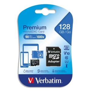 VET CART MICROSDXC+ADAPT 128GO 44085       80F