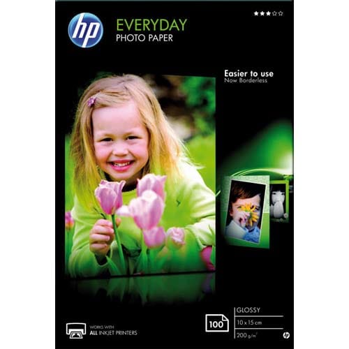[301614] HWP P/100 PAP PHOTO BRILL 10X15 CR757A       28A