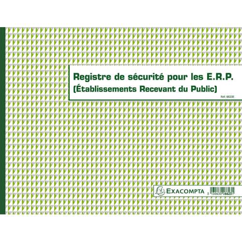 [306976] EXA REGISTRE SECURITE POUR ERP 6623E       451A