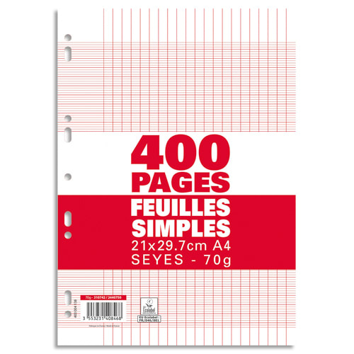 1ER S/400P FEUILL MOB 70G SEY 100902424       399E