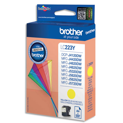 [314814] BRO CART JET ENCRE JAUNE LC223Y       46A