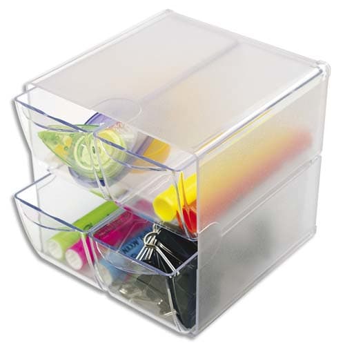 [315861] DEF CUBE RGT 4 TIROIRS CRISTAL 350301       244A
