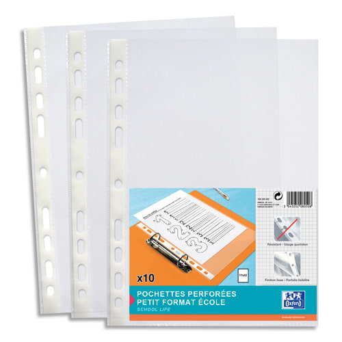 OXF S/10 POCH PERF 17X22 PP 100206862       196E