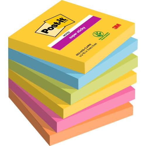 [316203] POS L/6 BLOC STICKY CAR 90F 76X76 BP872       371C