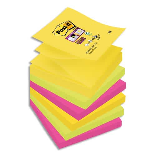 POS L/6 ZNOTE STICKY CAR 90F 76X76 BP886       373B