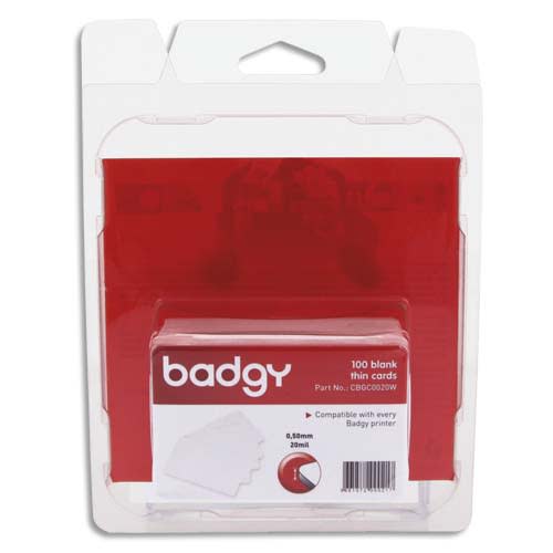 [317056] EVO B/100 CARTES PVC FINE 0.50 CBGC0020W       423C