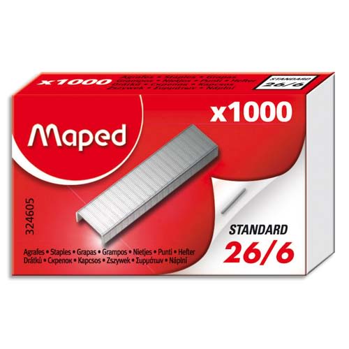 MAE B/1000 AGRAFES 26/6 324605       348A